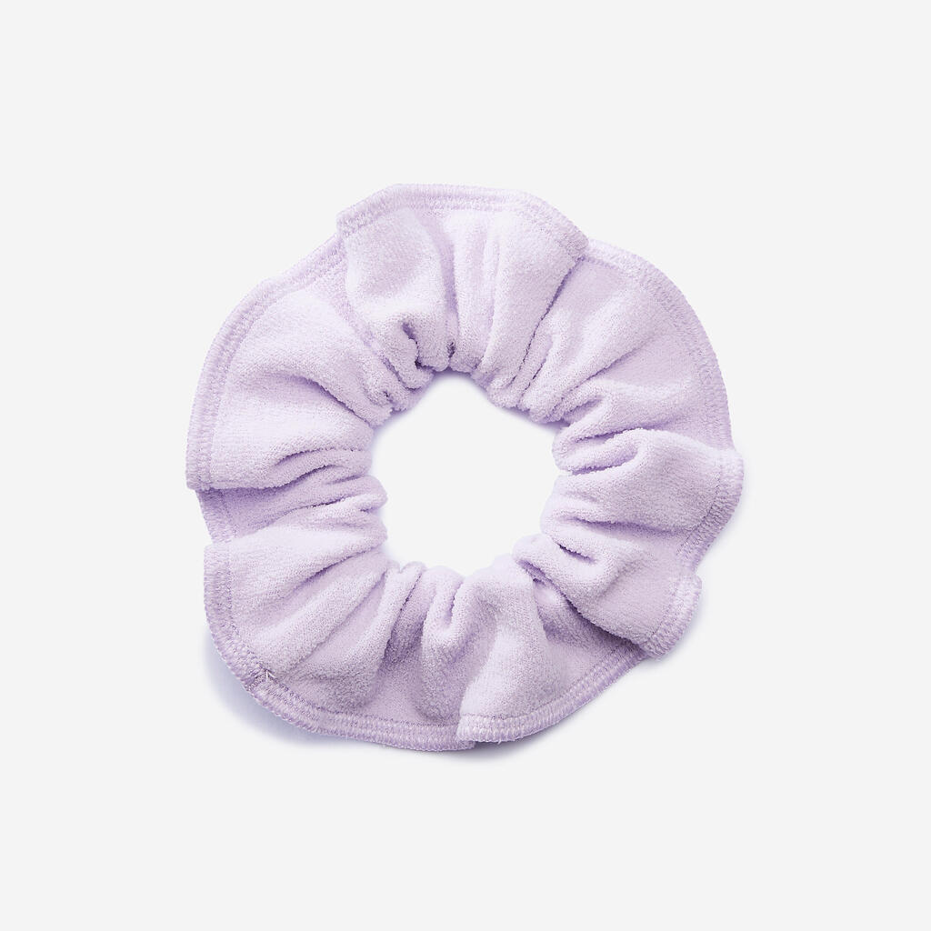 Haargummi Scrunchie Damen Frottee - blasslila 